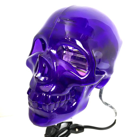 SKULL STROBE Translucent Strobe LITE F/X  Halloween Prop VTG - Picture 1 of 15